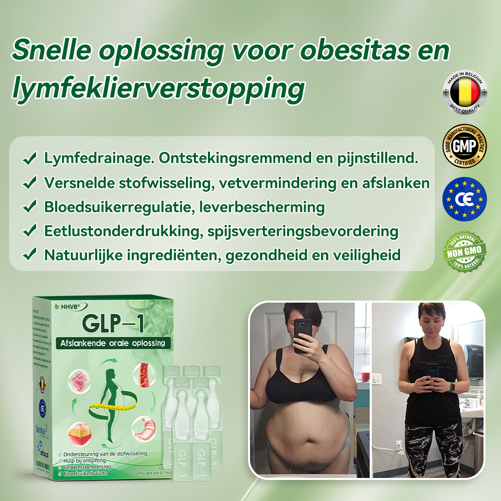Officiële Winkel | 𝐇𝑯𝑽𝐁®👩⚕️🥇𝐺𝐿𝑃-1 Gewichtsverlies Oplossing voor Oraal Gebruik Slechts één keer per week, zichtbare veranderingen binnen 7 dagen ✅ Voor obesitas, cardiovasculaire gezondheid, diabetes, slaapapneu, gewrichtsproblemen en meer