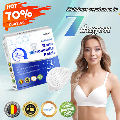 【Laatste dag promotie: 70% KORTING👩‍⚕️】𝐇𝑯𝑽𝐁® Nano Microneedle Patch 👨‍⚕️（Geen pijn, 24/7 afgifte | Verlies 10 kg SNEL | 90% suikerverlaging | ）